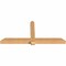 Ekena Millwork Eugene Smooth Timber Gable Bracket, Western Red Cedar, 84"W x 38"H x 5 1/2"D x 5 1/2"F, 11/12 Pitch GBW084X38X0606EUG00SWR - alternate 5